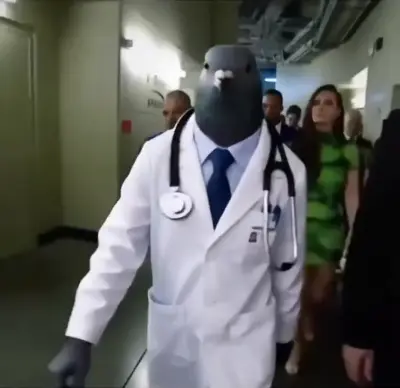 Pigeon Doctor meme template