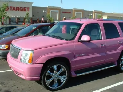 Pink Escalade meme template
