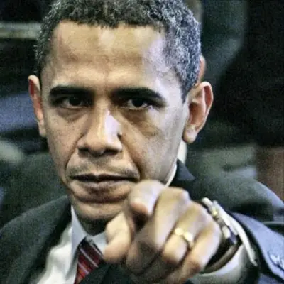 Pissed Off Obama meme template