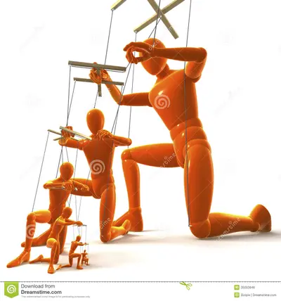 Puppet hierarchy meme template