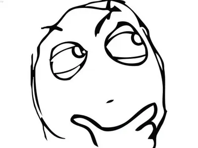 Question Rage Face meme template