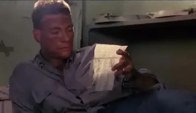 Reading bad news meme template