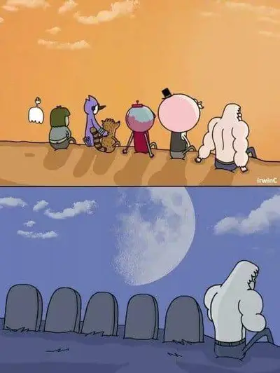 Regular Show Graves meme template