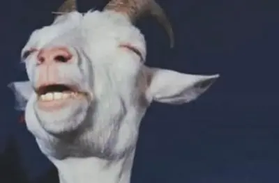 Relieved Goat meme template
