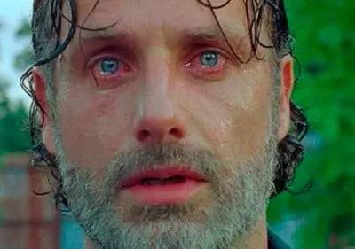 Rick Grimes devastated meme template