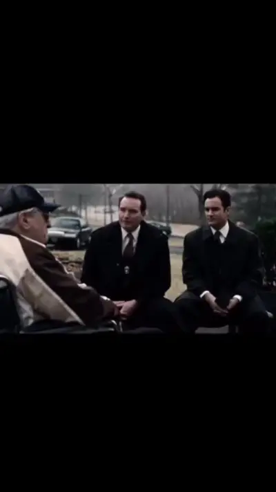 Robert De Niro FBI interrogation (The Irishman) meme template