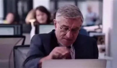 Robert Dinero Boomer meme template