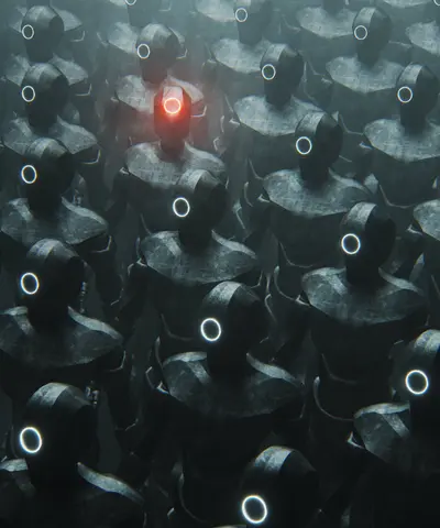 Robots droids ronds cercles squid meme template