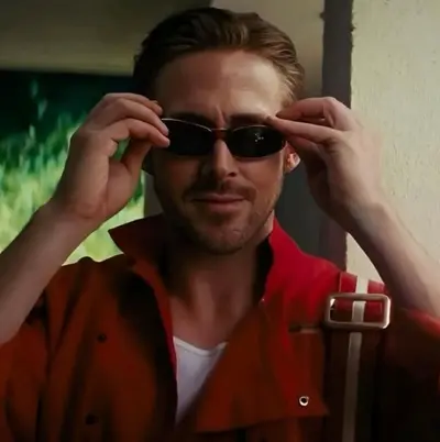 Ryan Gosling sunglasses meme template