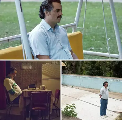 Sad Pablo Escobar meme template