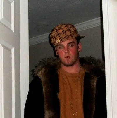 Scumbag Steve meme template