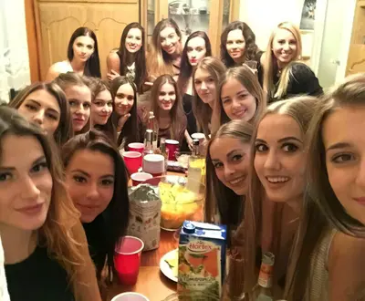 Selfie with girls behind meme template