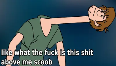 Shaggy what the fuck meme template