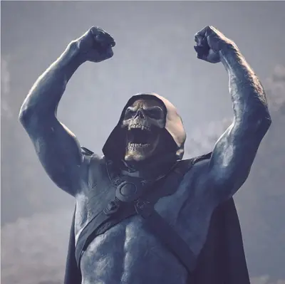Skeletor I'll be back meme template