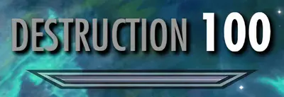 Skyrim Destruction 100 meme template