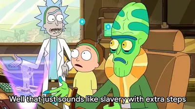 Slavery with extra steps meme template