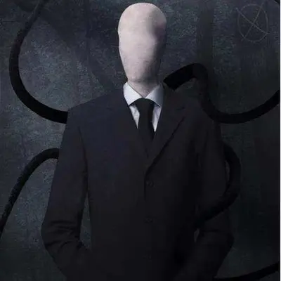 Slenderman meme template