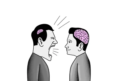 Small brain big brain meme template