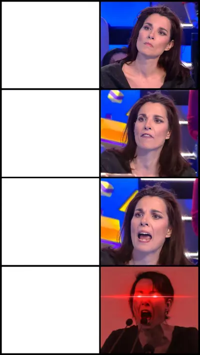 Solveig Halloin laser eyes meme template