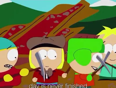 South Park Masters Got Me Working meme template