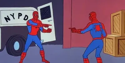 Spider Man Double meme template