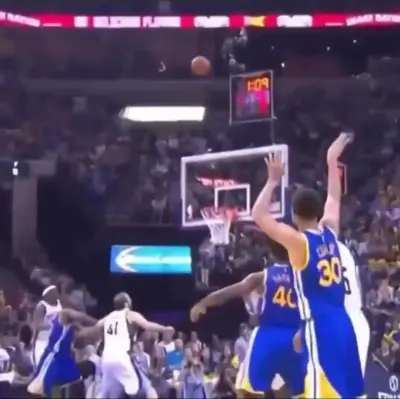 Steph Curry bricking a shot meme template