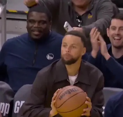 Steph Curry going to shoot the ball and then dropping it meme template