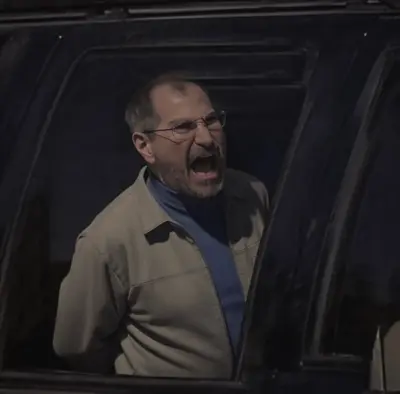 Steve Jobs (flashback) meme template