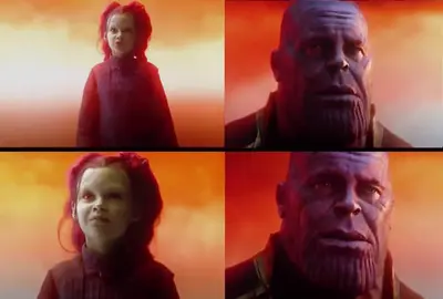 thanos what did it cost meme template