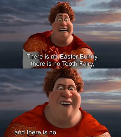 There is no Queen of England meme template