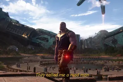 They called me a madman meme template