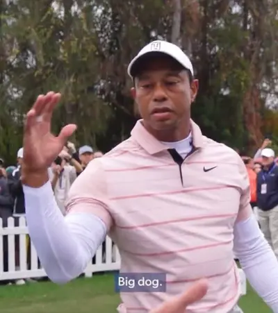 Tiger Woods big dog meme template