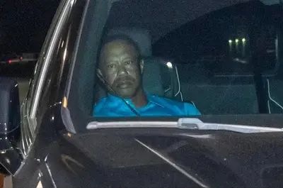 Tiger Woods DUI In Car Sad 2026 meme template
