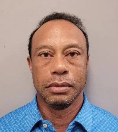 Tiger Woods Mugshot DUI meme template