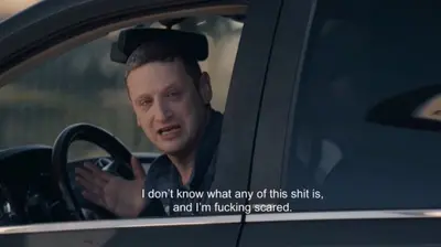 Tim Robinson learn how to drive meme template