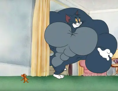 Tom and Jerry buff meme template