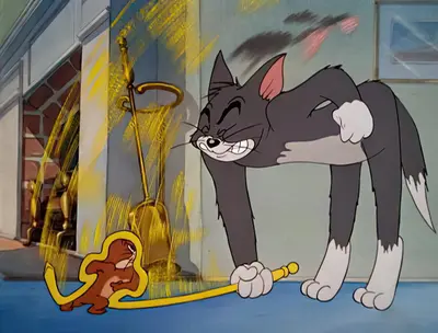 Tom and Jerry electrocuted meme template
