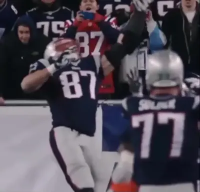 Tom Brady and Gronk connection meme template