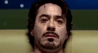 Tomy Stark Stressed Reaction meme template