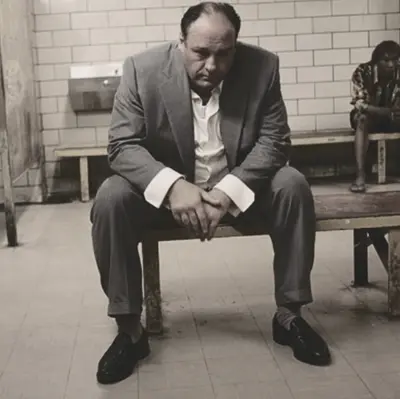 Tony Soprano sad meme template
