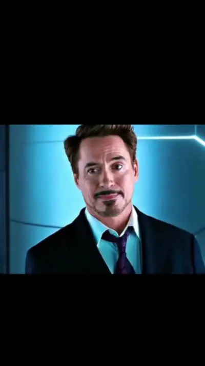Tony Stark Shrug (Avengers) meme template
