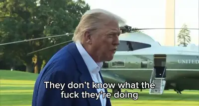 Trump F-bomb meme template