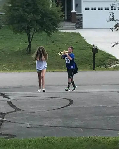Trumpet Boy meme template