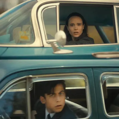 Umbrella Academy Vanya Five car meme template