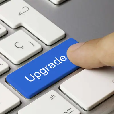 Upgrade keyboard button meme template