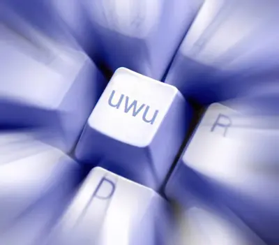 UwU keyboard key meme template