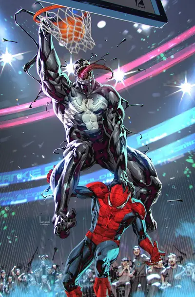 Venom slam dunk meme template