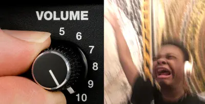 Volume knob crying guy meme template
