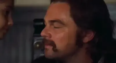 Whispering to Leo meme template