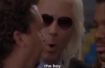 Will Ferrell let the boy watch meme template